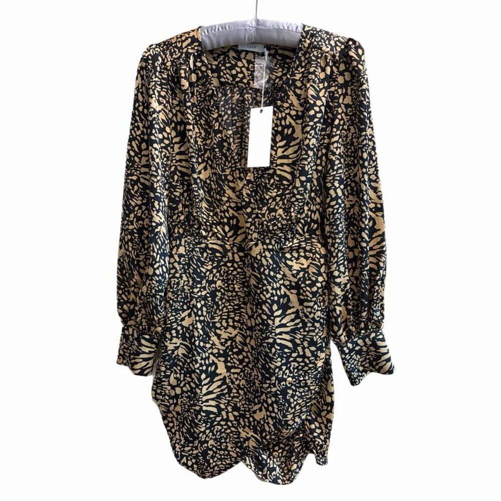 Lush long-sleeve mini dress